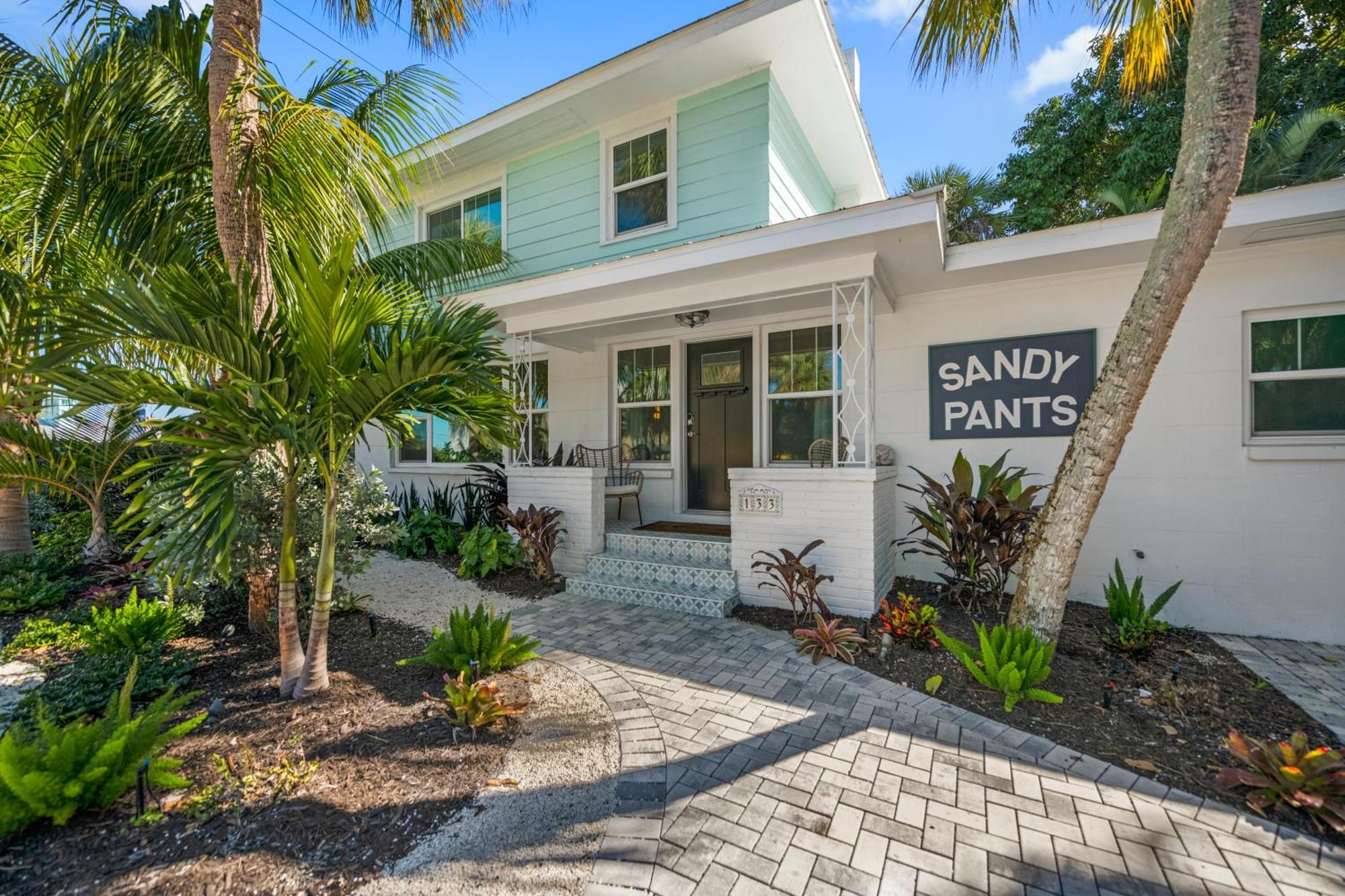 Sandy Pants - Designer Beach Chic Home Steps To Beach Backyard Oasis W Heated Pool Anna Maria Luaran gambar